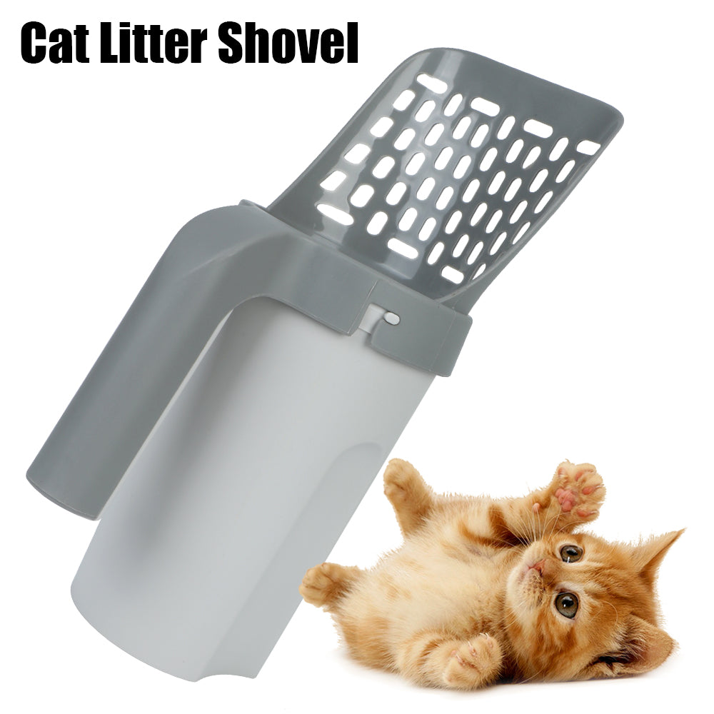 Cats Supplies With Waste Bags Self-cleaning Pet Cleanning Tool Cat Sand Cleaning Cat Litter Shovel Cat Litter Box Scoop