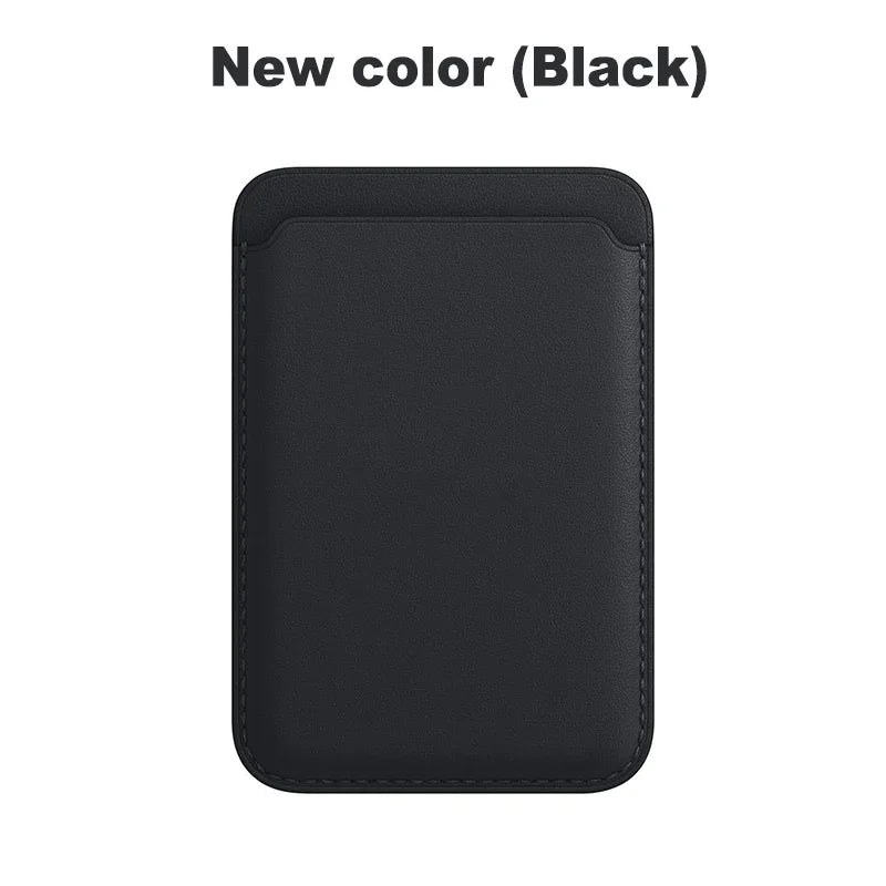 For Apple Magsafe wallet Leather Magnetic Card holder Case For iPhone 16 15 14 13 12 Pro Max Plus Phone Bag Cover Accessories